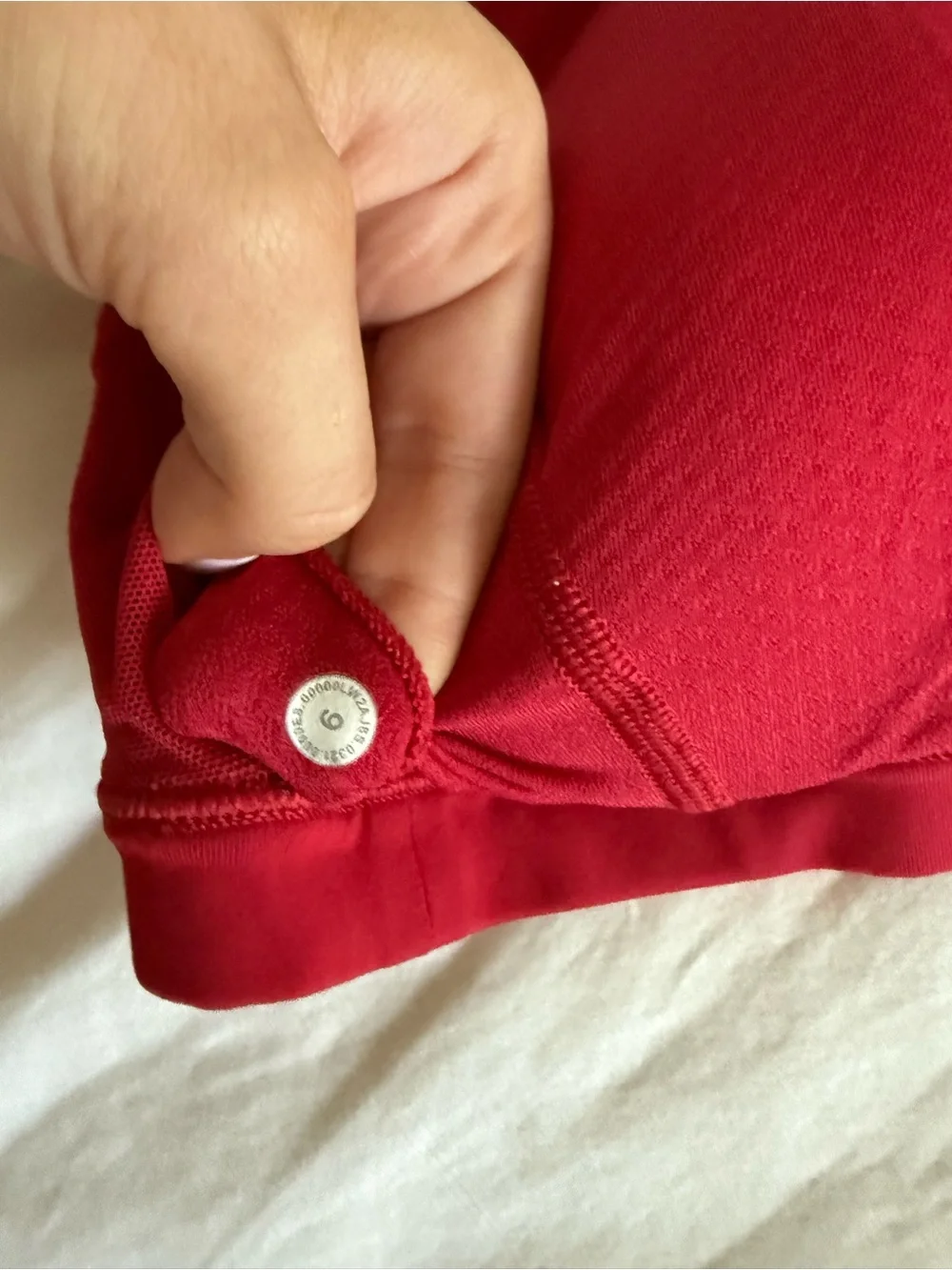 Lululemon Red Free To Be Serene Bra